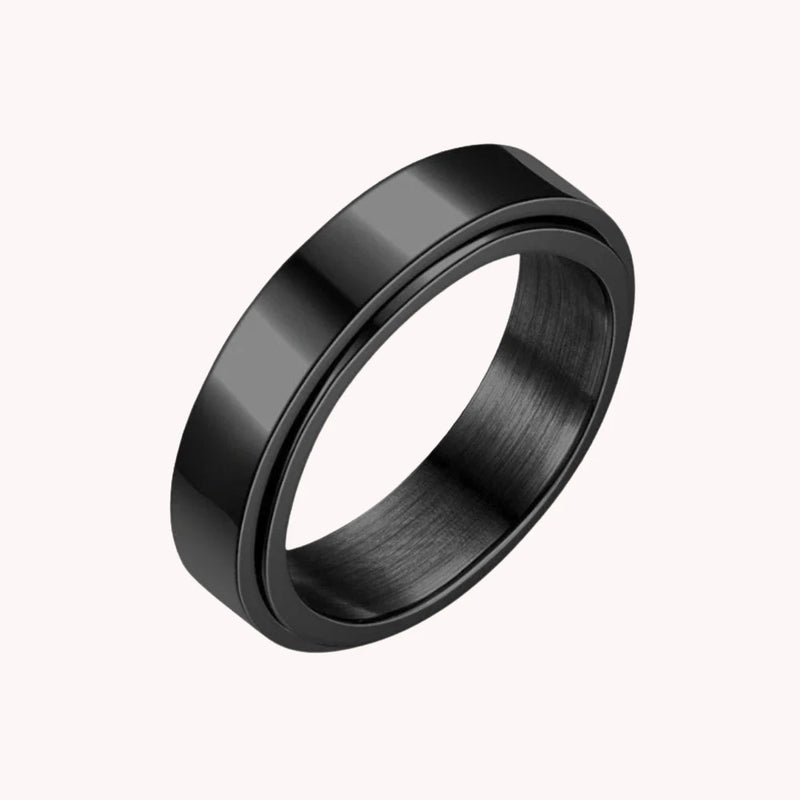 Stainless Steel Fidget Spinner Anxiety Ring