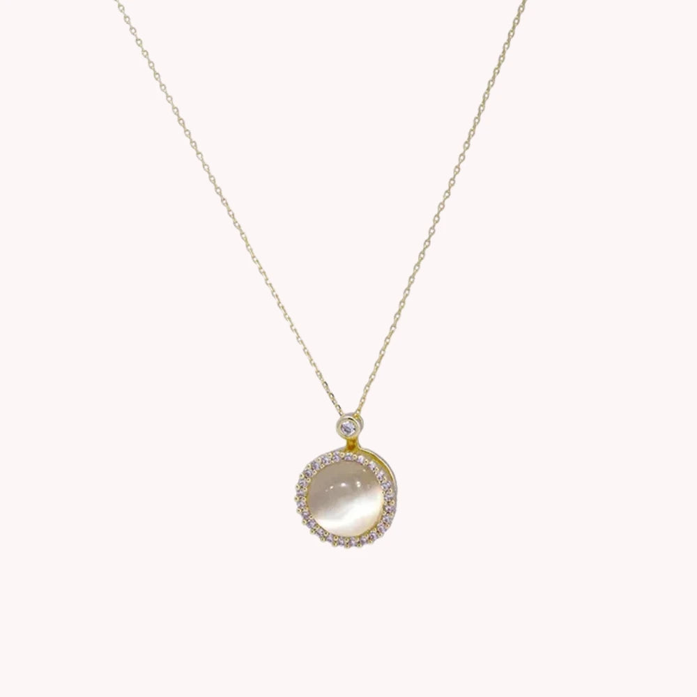 Adjustable Cat Eye Stone Anxiety Necklace