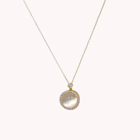 Adjustable Cat Eye Stone Anxiety Necklace