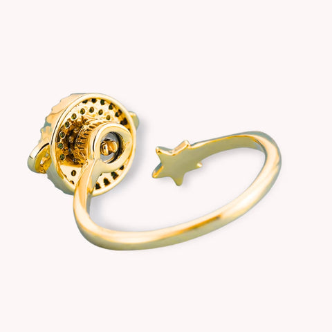 Adjustable Stainless Steel Anxiety Ring