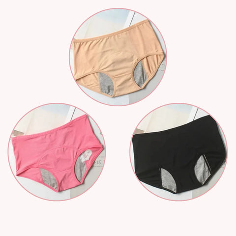 Menstrual Panties (Set of 3 Pieces)
