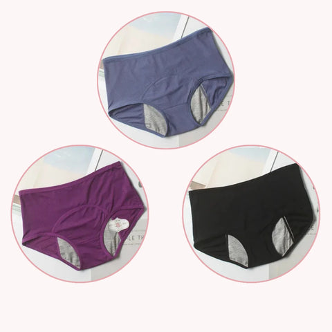 Menstrual Panties (Set of 3 Pieces)