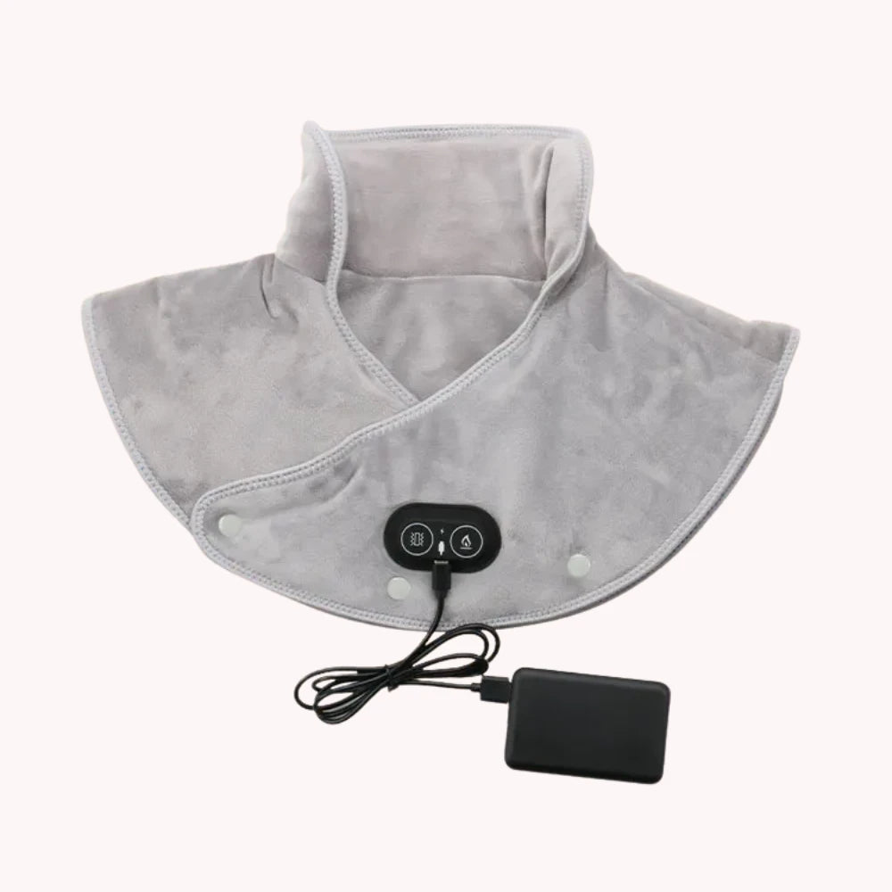 Heated neck collar