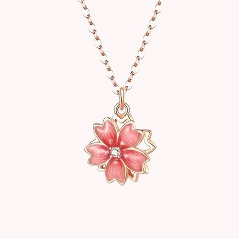 Peach Flower Anxiety Necklace