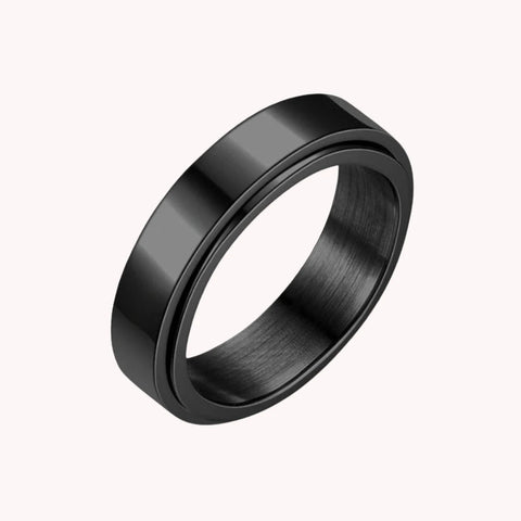Stainless Steel Fidget Spinner Anxiety Ring